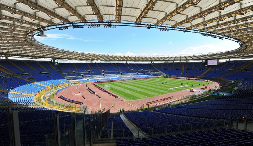 عکس ورزشگاه فوتبال المپیک رم در ایتالیا