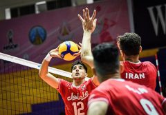 پیروزی نوجوانان والیبال ایران