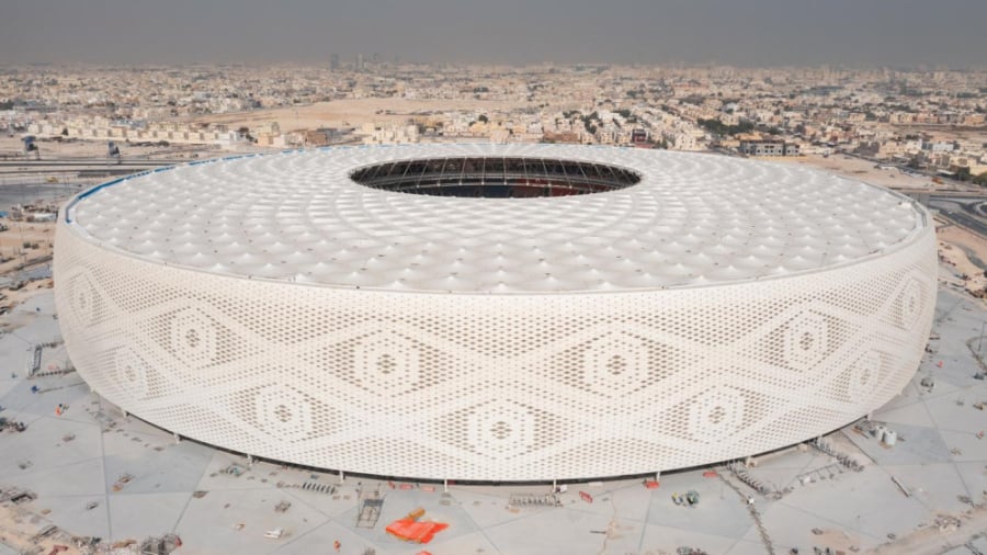 عکس یکی از بهترین و شیک ترین ورزشگاهای فوتبال در قطر به اسم الثمامه